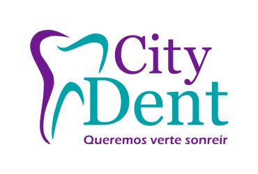Logotipo de clínica dental City Dent.