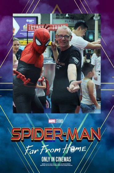 Spider Man Far From Home Magic Mirror Event London, Amazon Treasure Truck