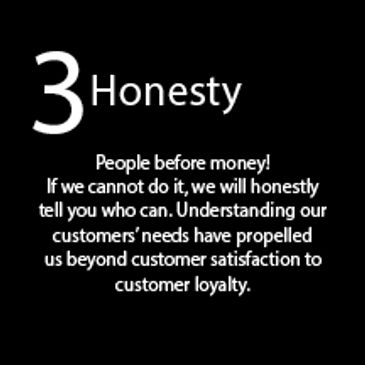 Honesty is our policy.