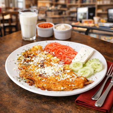 Omelet with Ham and Cheese