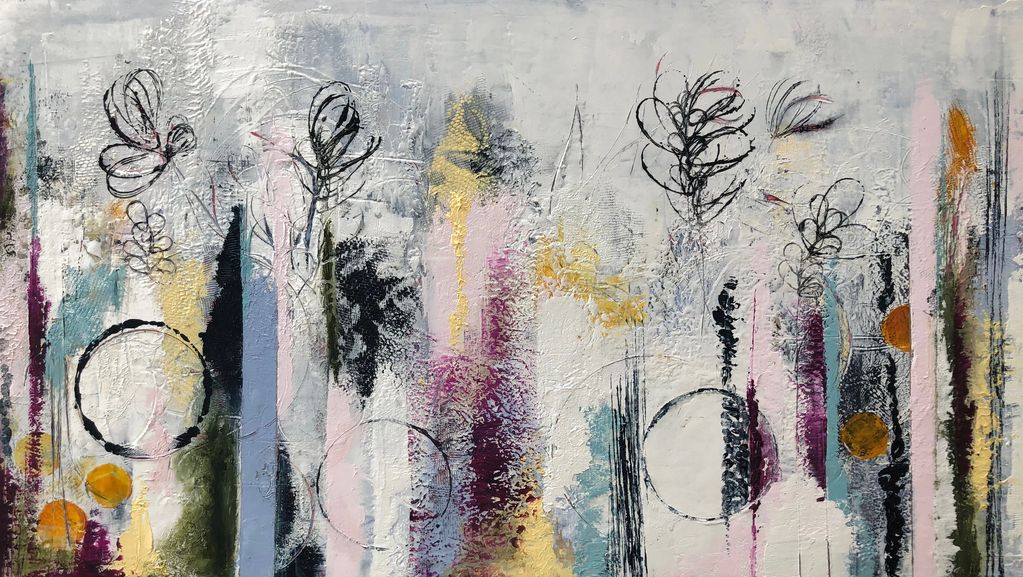 18x32 Cold Wax & Oil