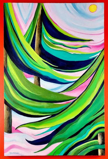 Wind Spirit I, 2013,
 Oil on Canvas