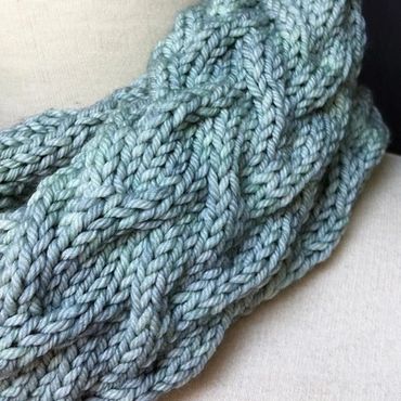 Cable Cowl Knitting pattern by Dana Freed Fiddes