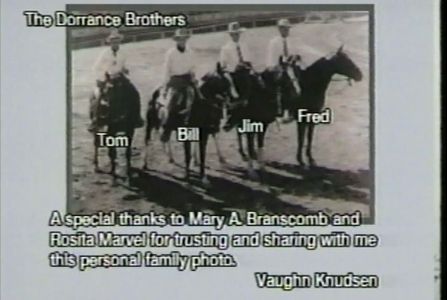 The Dorrance Brothers, Tom, Bill, Jim and Fred. Vaughn Knudsen learned horsemanship from both Jim and Tom Dorrance. Photo courtesy of Mary A. Branscomb and Rosita Marvel 
