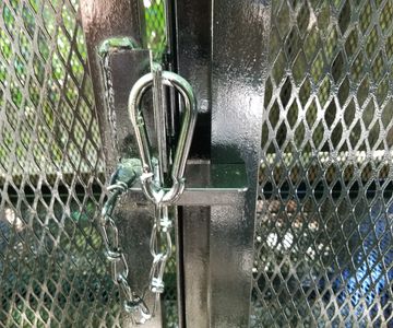 Container lock that can not be opened by bears or other wildlife