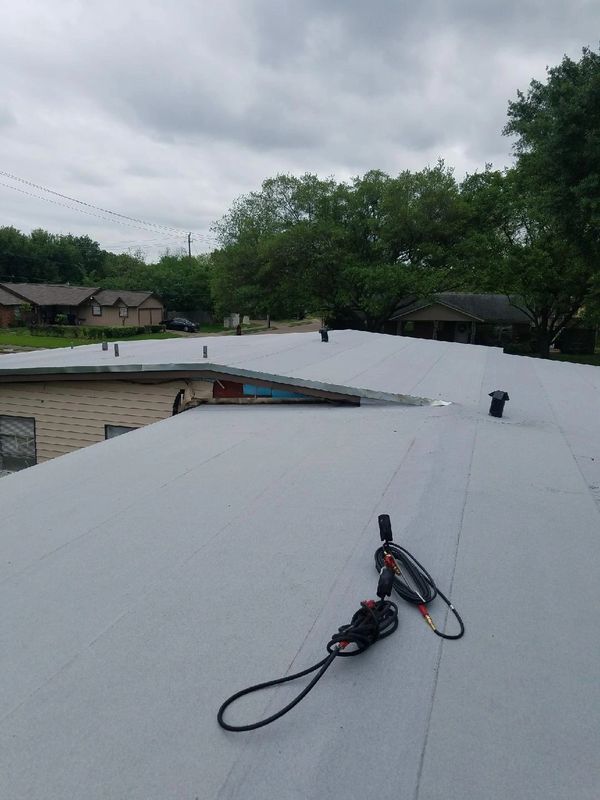 Torch down roofing