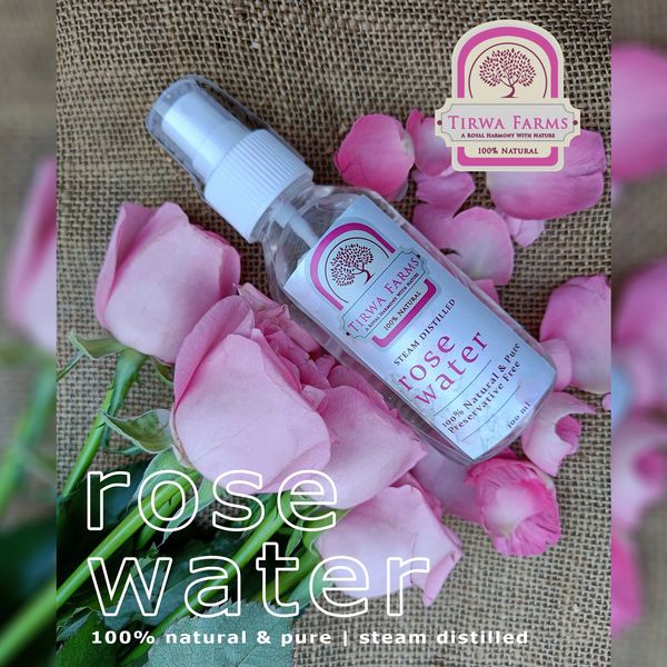 100% Pure Rose Water Steam Distilled