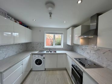 Kitchen wall tiling project