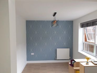 Wallpaper fitting project