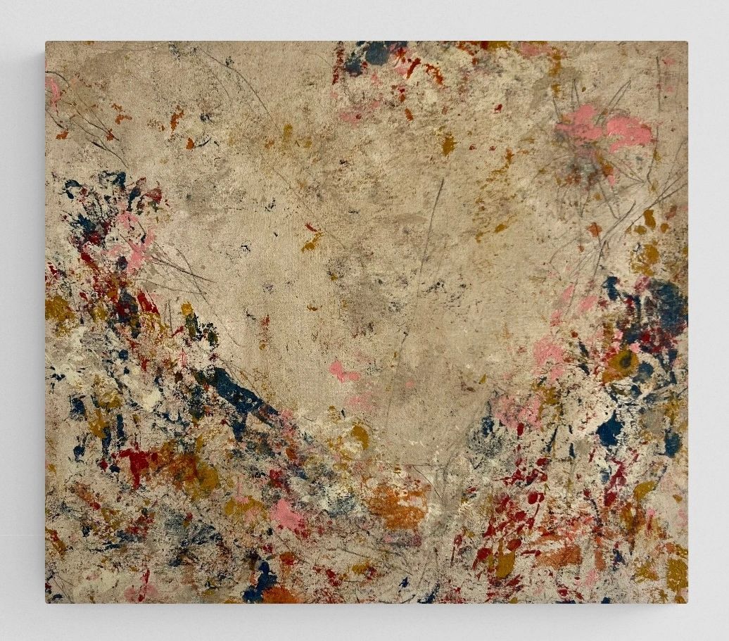 “Reasoning”
21x24 in. Acrylic + Graphite on Canvas
2025