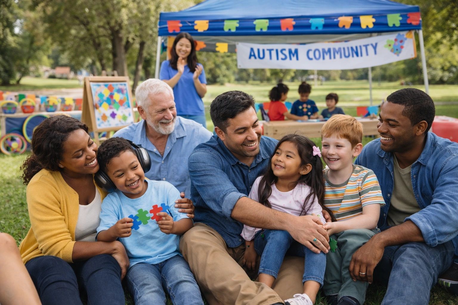 everyone is spending time together