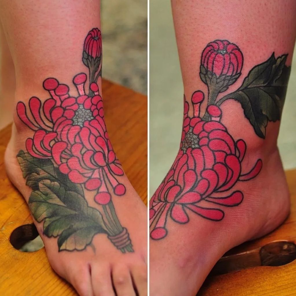 Sometimes you need to cover two tattoos in one go