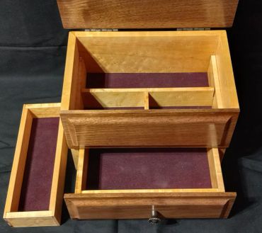 Custom Box, Flute Box, Handmade Box, Jewelry Box