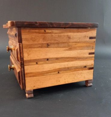 Handmade box, custom box, jewelry box, keepsake box