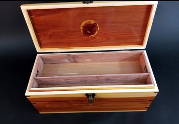 Custom Box, Flute Box, Handmade Box, Cedar Box