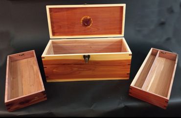 Custom Box, Flute Box, Handmade Box, Cedar Box