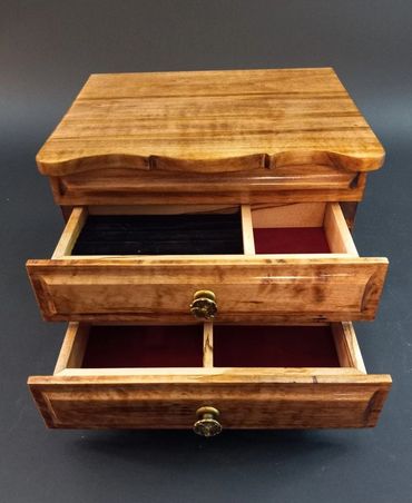 Custom box, hand-made jewelry box, keepsake box.