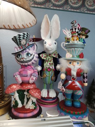 Hollywood crafted Alice in Wonderland Nutcrackers