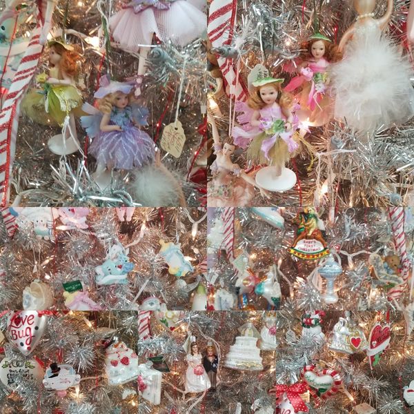 Unique selection of Ornaments, from baby's first, Our first Christmas, Ballerina's, Fairys