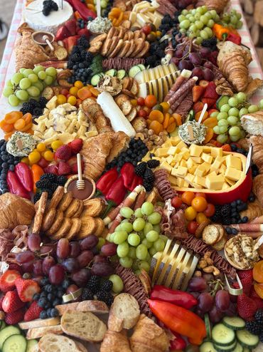 Charcuterie grazing table