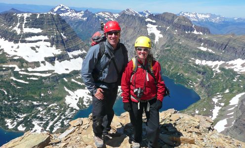 Glacier National Park. Reynolds Mountain Summit.. Glacier Park Vacation Planning.