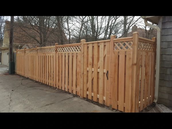 Shadow box with diamond lettice