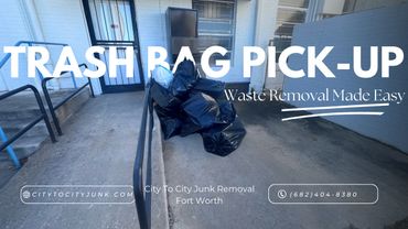 Trash bag pick up service in fort worth affordable waste solution for commercial and residential