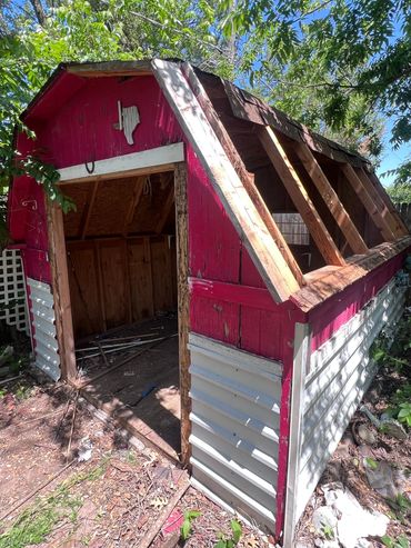 Large shed removal and demo in fort worth, How to get rid of a old shed in fort worth, Tarrant