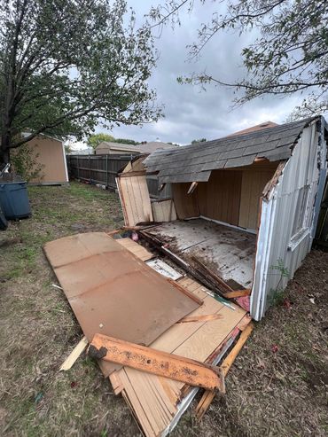 Large shed removal and demo in fort worth, How to get rid of a old shed in fort worth, Tarrant