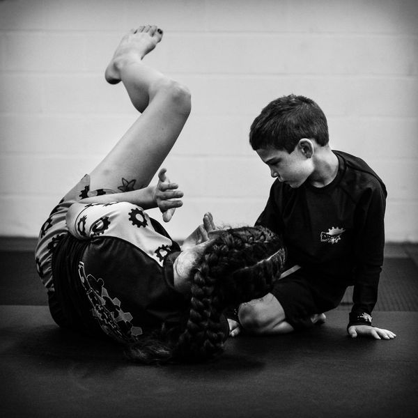 Kids training jiu jitsu in pottstown pa