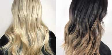 women with a BALAYAGE one of the BEST HAIR STYLIST IN PALM BEACH COUNTY