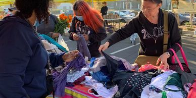 We gather and donate clothing and household items to the needy and unsheltered.