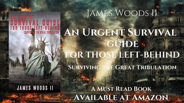 Green banner sharing about a Christian book.