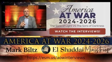 Mark Biltz book banner for the book America At War 2024-2026.
