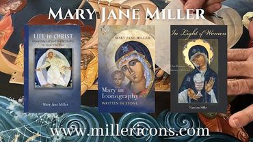 Beautiful custom Christian book banner for three Christian books by Mary Jane Miller.
