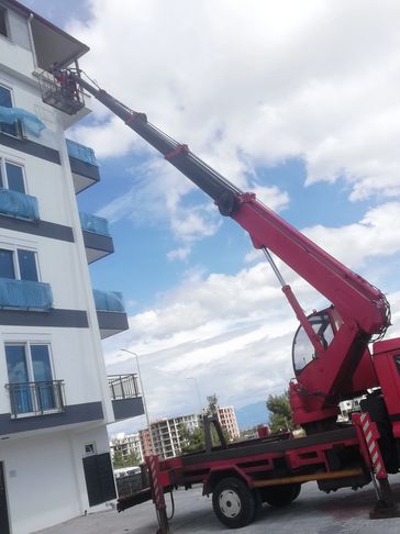 Sepetli Vinç Sıva İşlemi