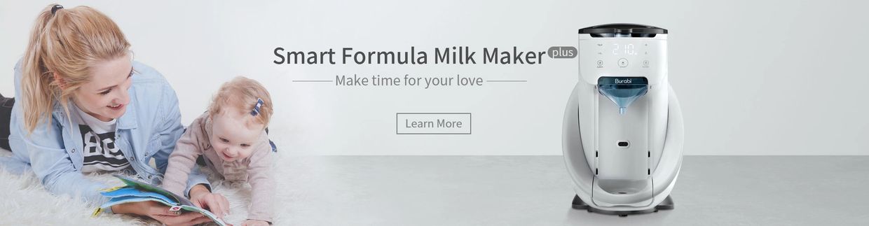 Smart formula milk maker for infants and babies. Healthy babies on best formula milk maker.