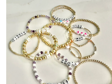 name bracelets