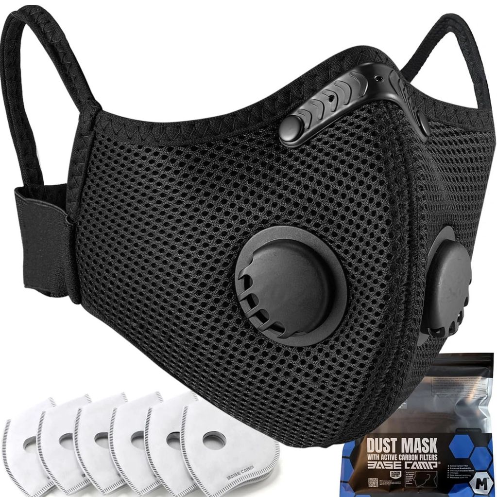 dust mask to protect your lungs at burning man, Coachella, lightning in a bottle