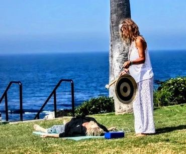Sound healing in laguna beach
