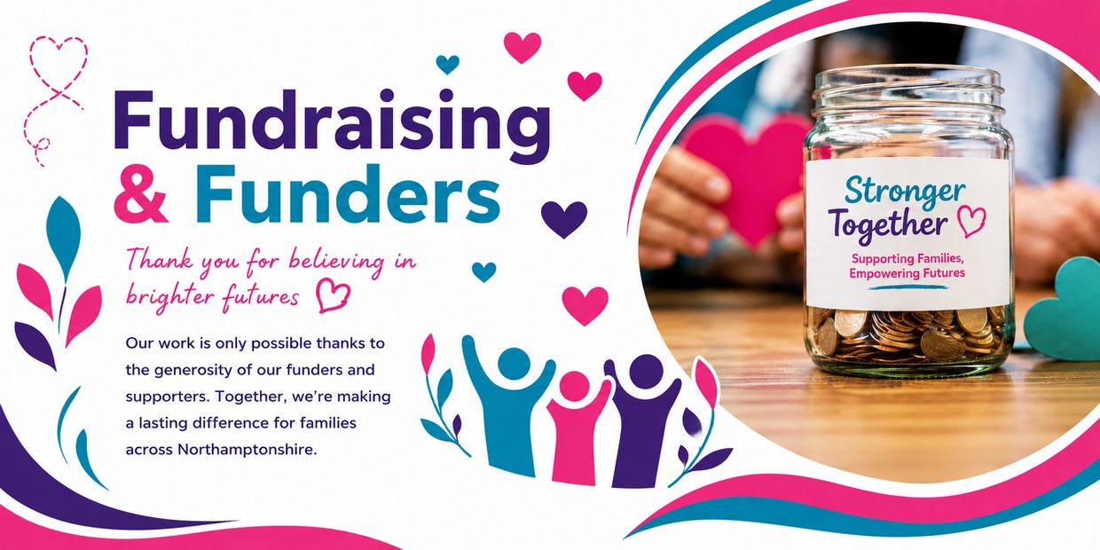 Fundraising and funders supporting families for brighter futures in Northamptonshire.