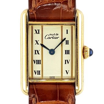 Cartier Tank Must de Cartier Louis 1920 dial Model Vermeil Gold LPP and Co lppandco Paris watch
