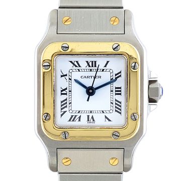 Cartier Santos Carrée 0902 18k Gold Stainless Steel 1978  LPP and Co lppandco Paris watch dealer 