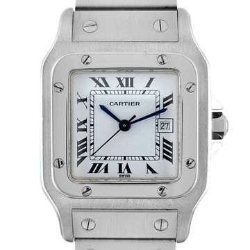Cartier santos carrée Ref 2960 Large LM GM Grand Modele Automatic Stainless Steel