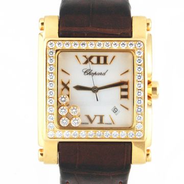 Happy Sport XL Square 18K Gold Diamonds 28/3569-20 LPP & Co LPP and Co lppandco Paris watch dealer