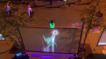 Interactive Projection in Buckham Alley