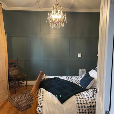 Add a dash of wainscoting for effect
