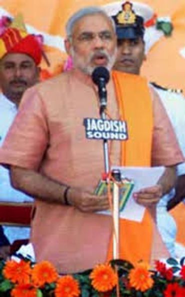 Narendra Modi as Gujarat CM