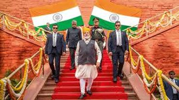 Narendra Modi at red fort on aug 15, 2024