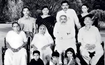 Narendra Modi with his family